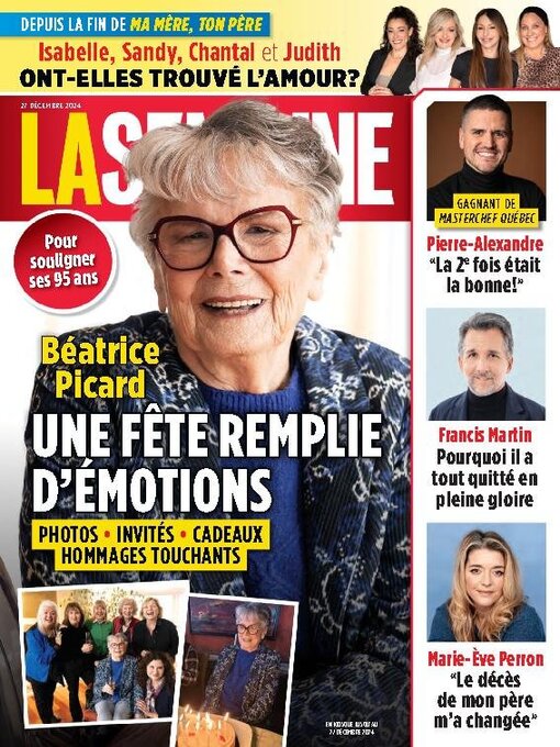 Title details for La Semaine by TVA Publications Inc. - Available